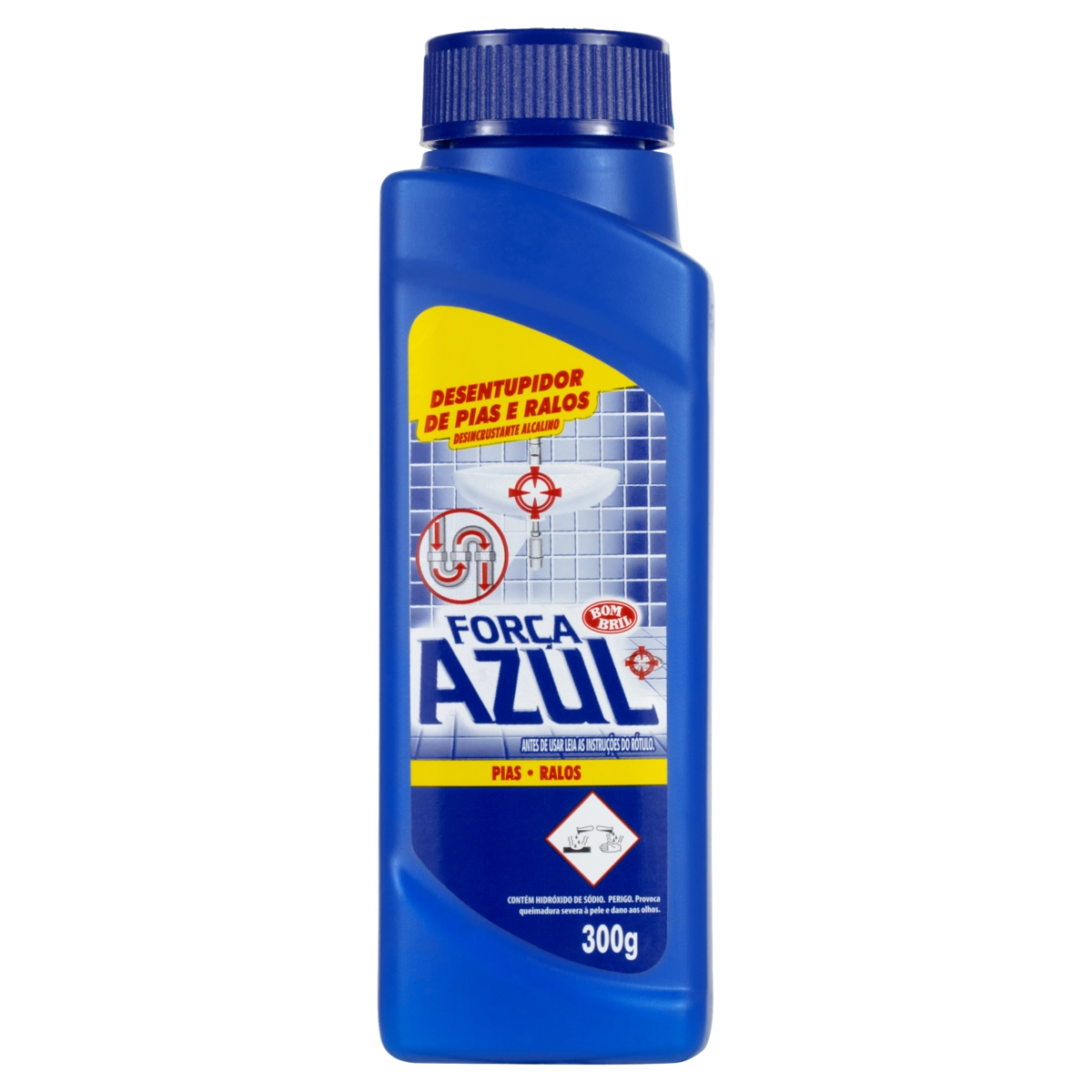 Desincrustante Alcalino Pó Força Azul Frasco 300g