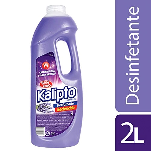 Desinfetante Multiuso Bactericida Lavanda Kalipto Frasco Leve 2l Pague 1,9l