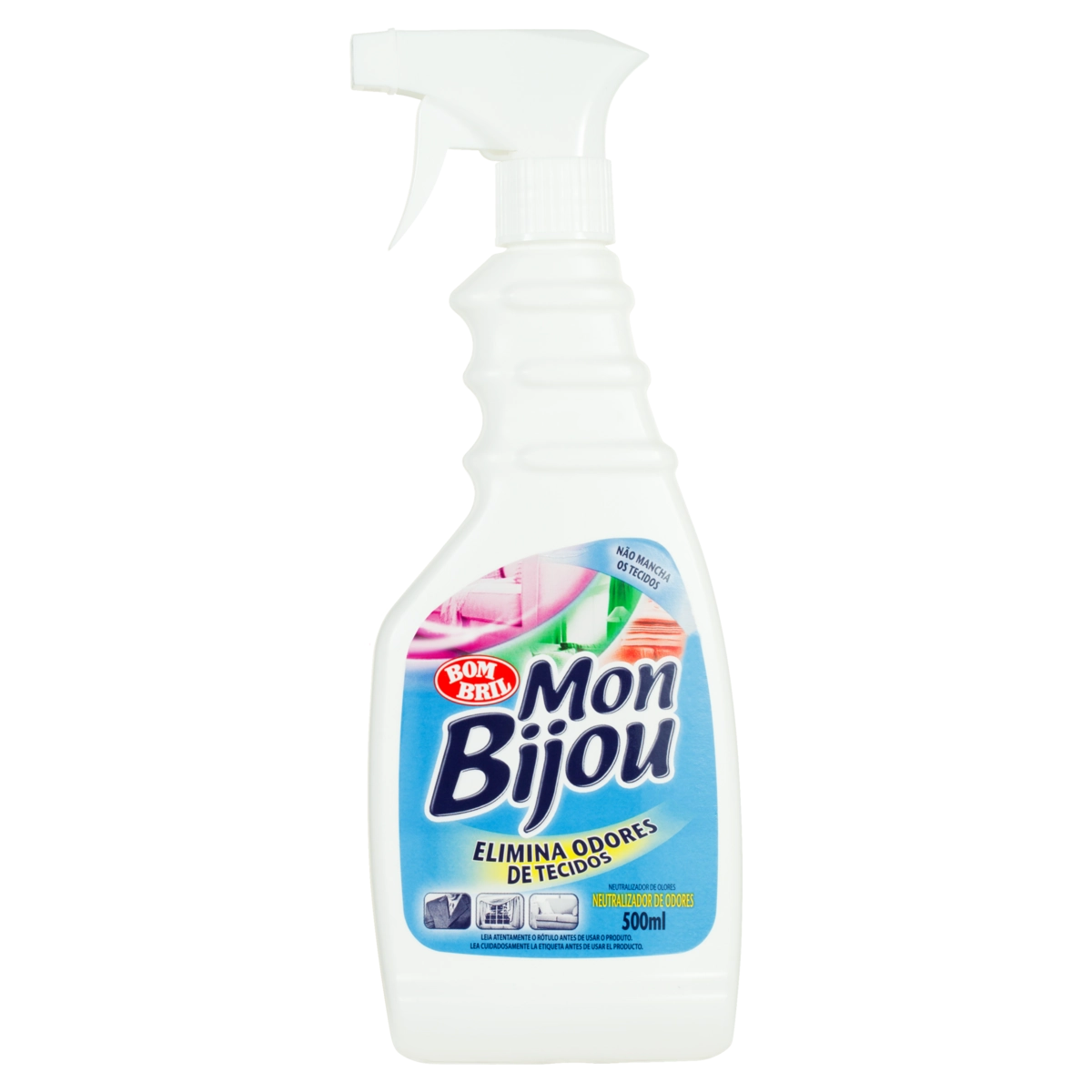 Neutralizador De Odores De Tecido Mon Bijou Frasco 500ml Borrifador