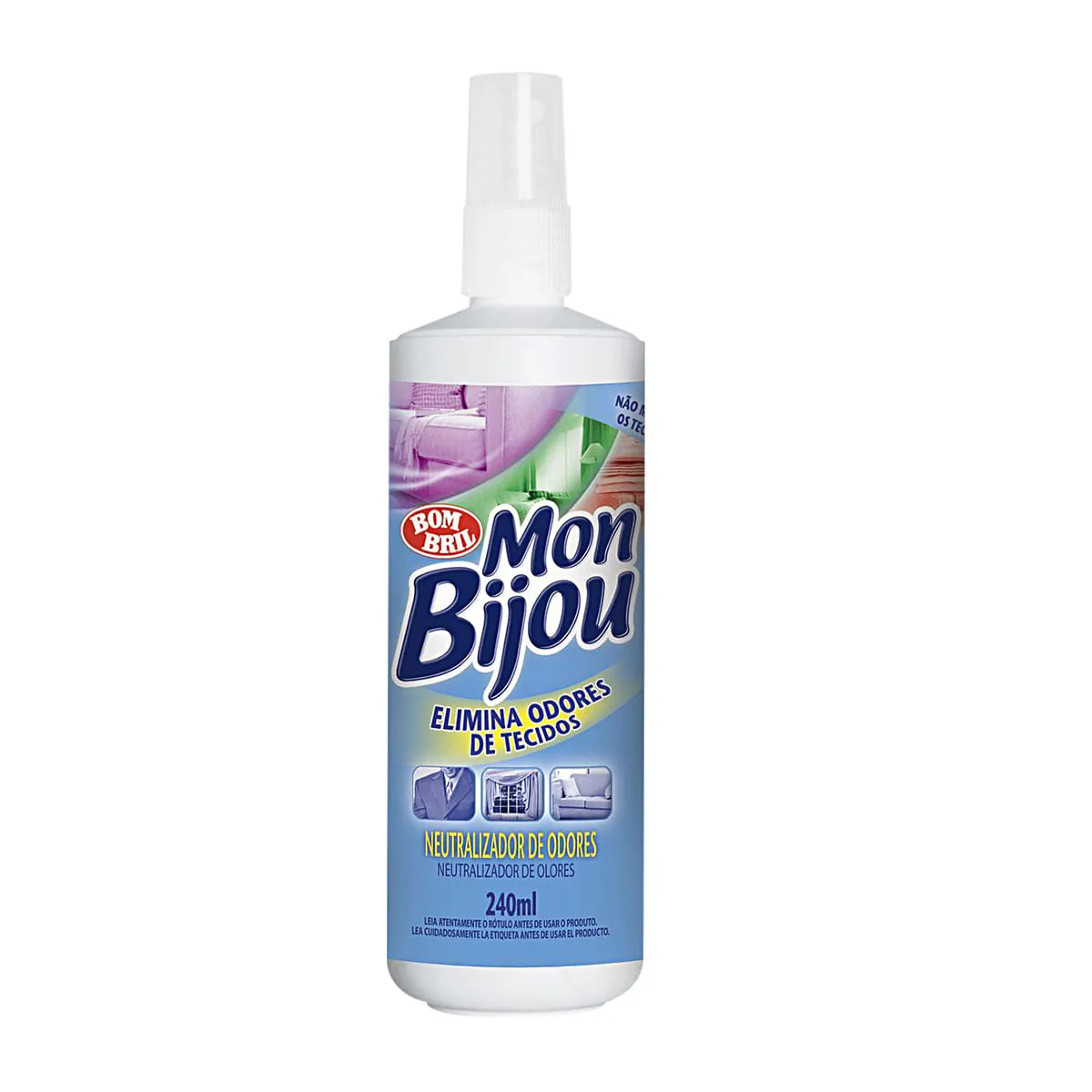 Elimina Odores De Tecidos Spray Mon Bijou Bombril 240 Ml