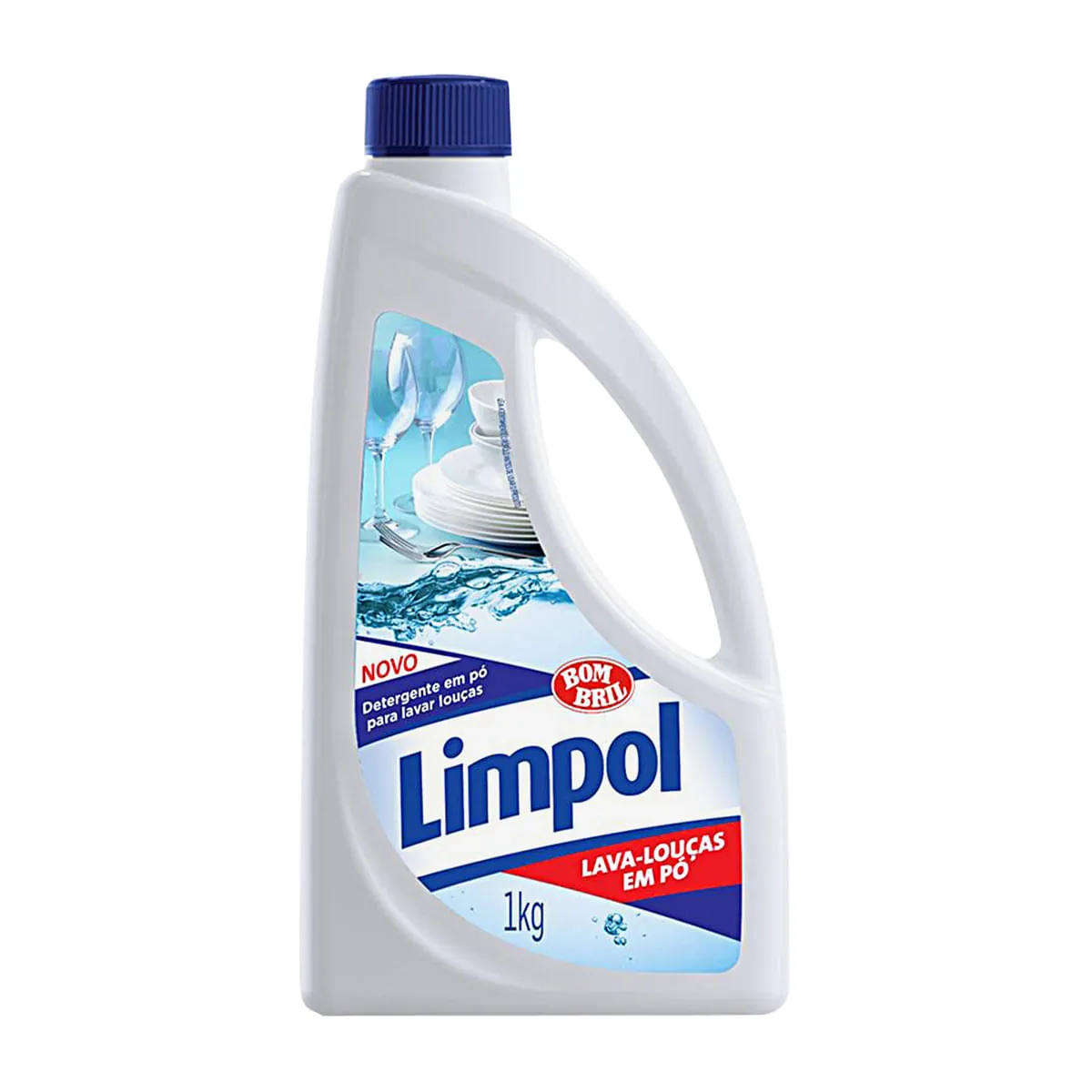 Lava Louças Pó Para Máquina Limpol Frasco 1kg