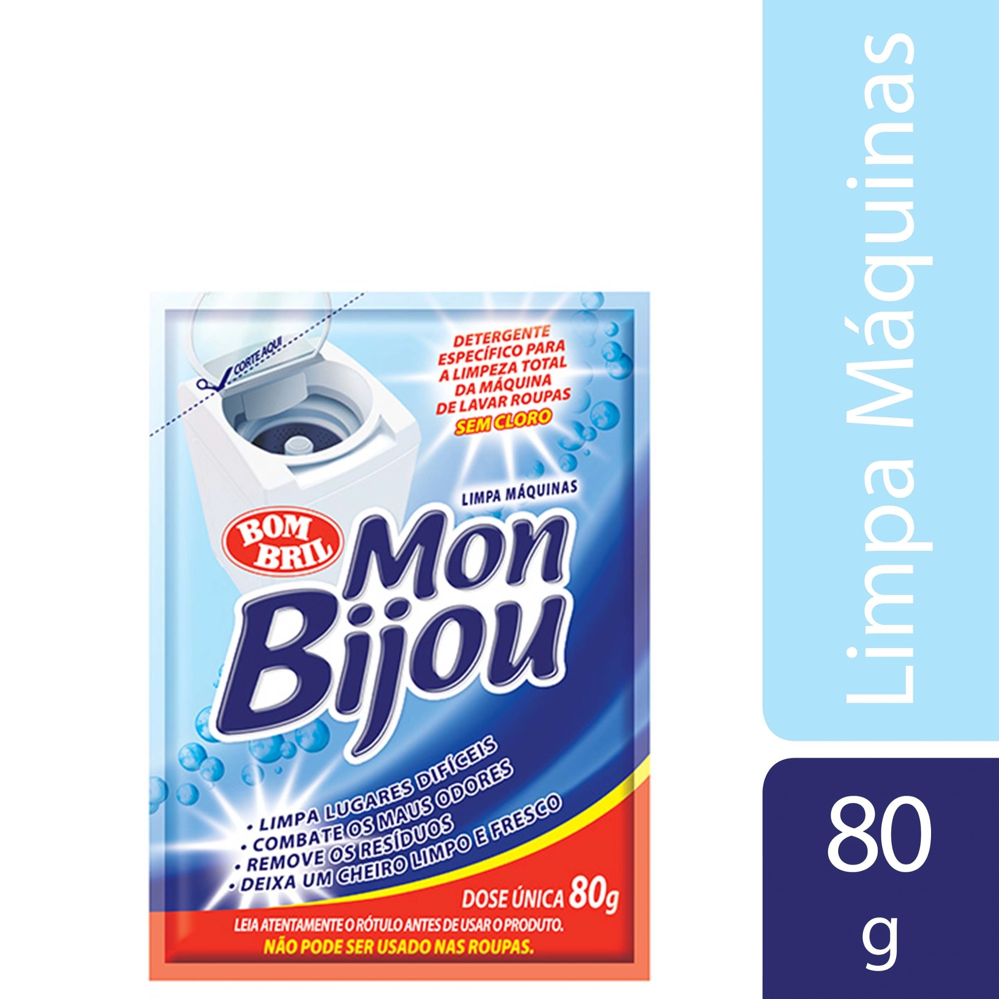 Limpador Para Máquina De Roupa Mon Bijou Envelope 80g