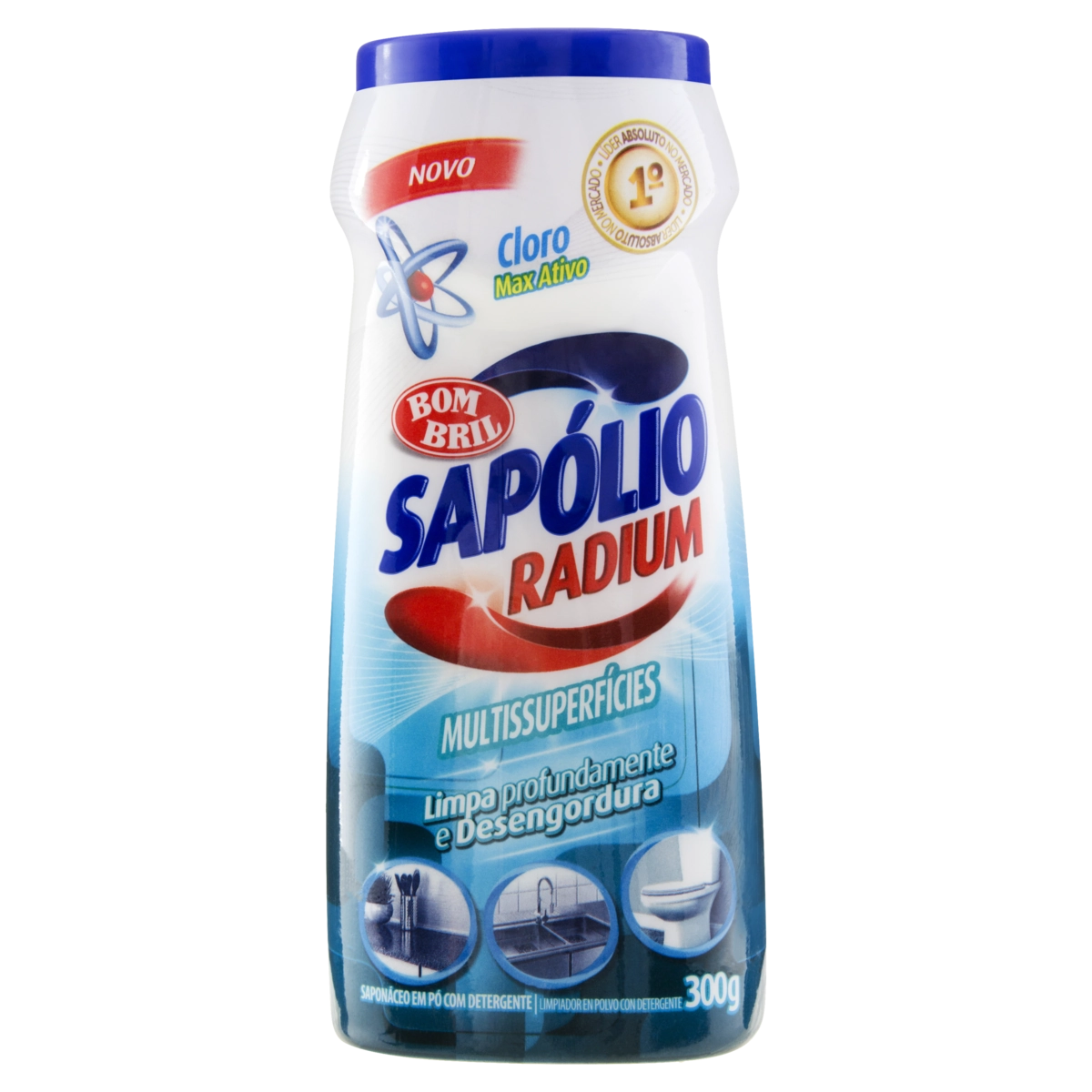 Saponáceo Cremoso RADIUM Cloro Max Ativo Leve 300ml Pague 250ml