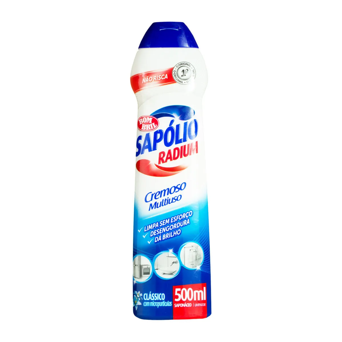 Saponáceo Cremoso Multiuso Clássico Sapólio Radium Squeeze 500ml