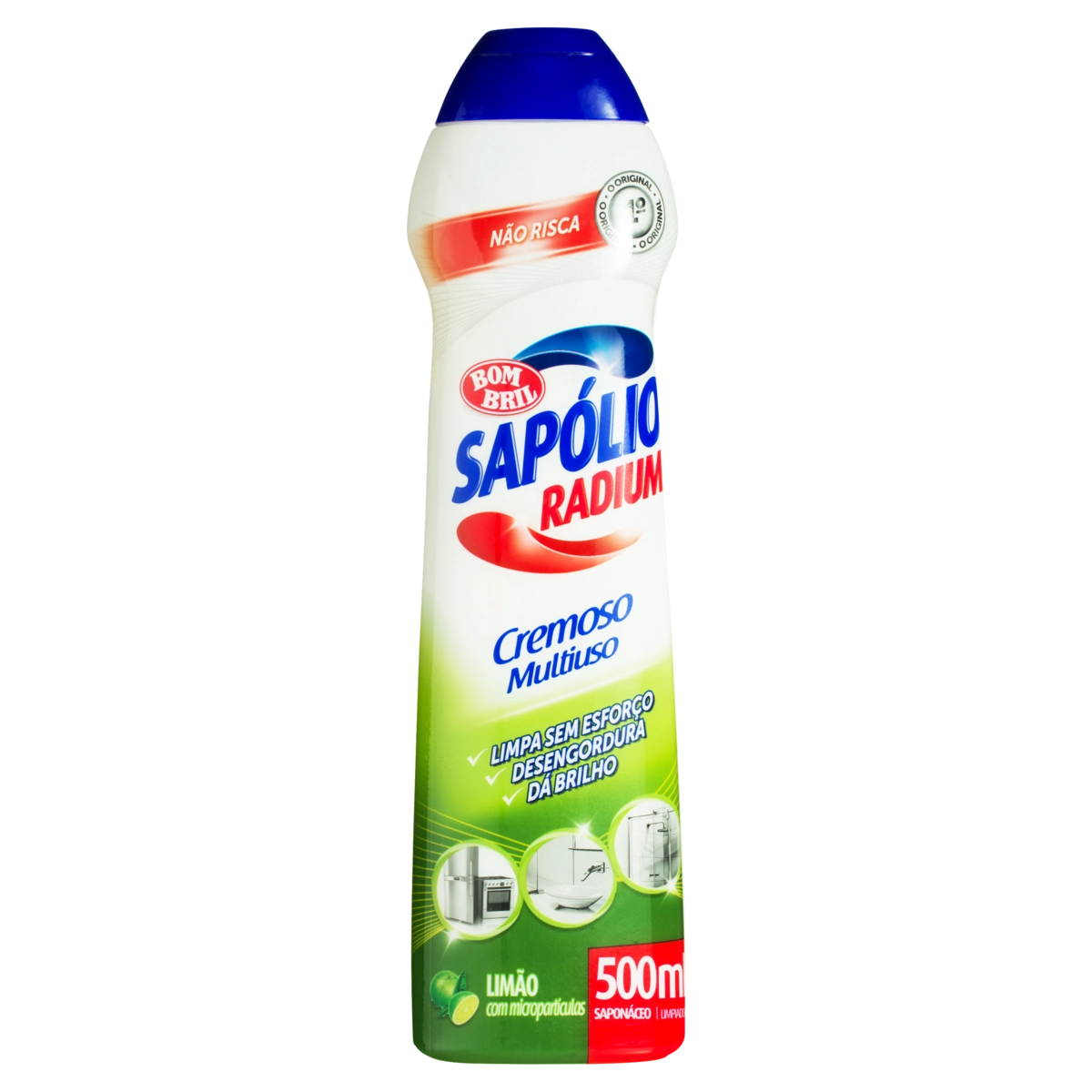 Saponáceo Cremoso Multiuso Limão Sapólio Radium Squeeze 500ml