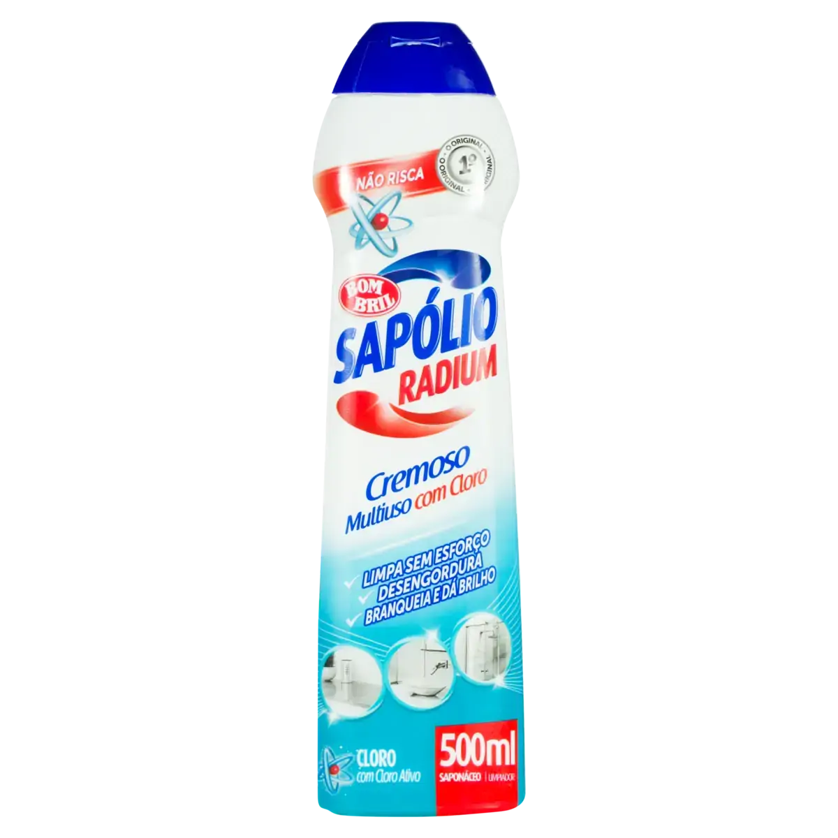 Saponáceo Cremoso Multiuso Com Cloro Sapólio Radium Squeeze 500ml