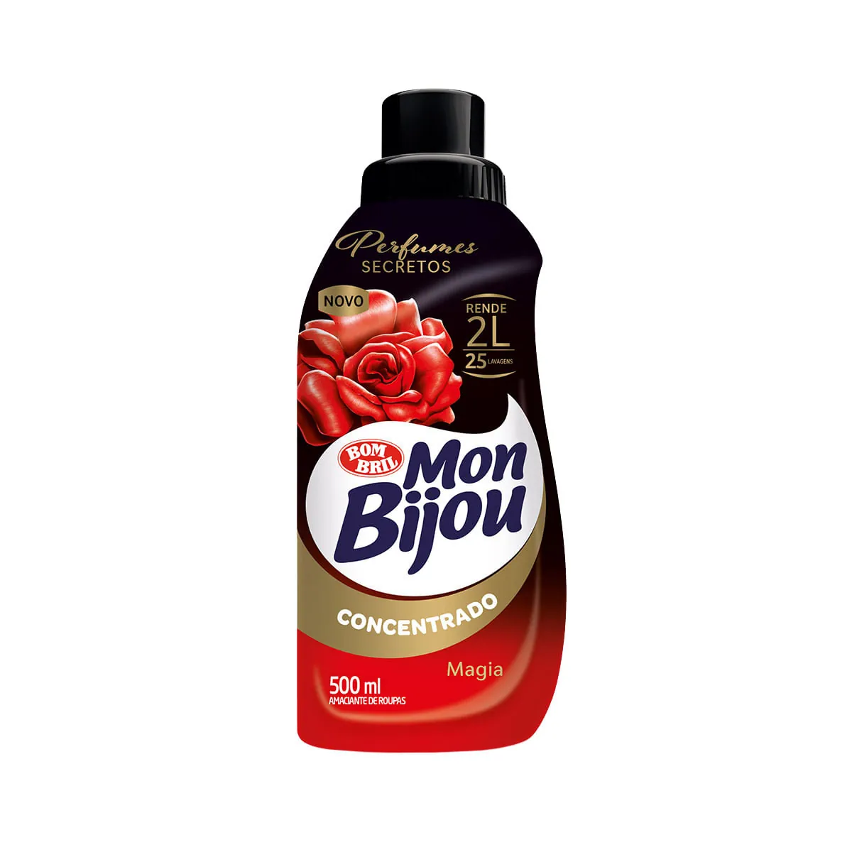 Amaciante De Roupa Concentrado Magia Mon Bijou Frasco 500ml