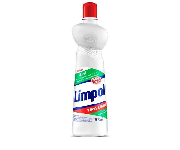 Limp.limpol 500ml Tira Limo Cloro Ativo 4x1