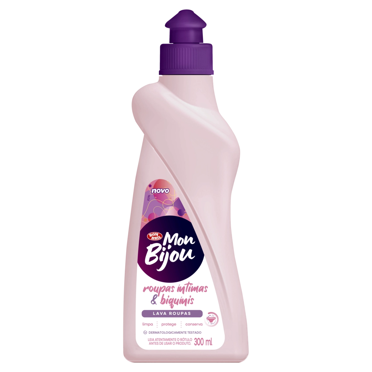 Lava Roupas Líquido Roupas íntimas Biquínis Neutro Mon Bijou Frasco 300ml