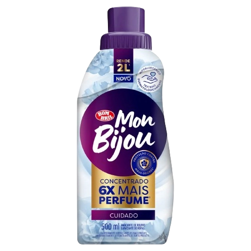 Amaciante De Roupa Concentrado Cuidado Mon Bijou Frasco 500ml