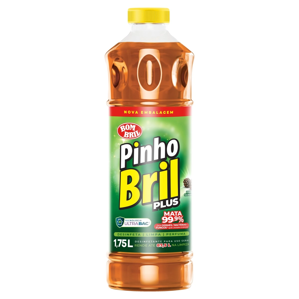 Desinfetante Uso Geral Pinho Silvestre Pinho Bril Plus Frasco 1,75l