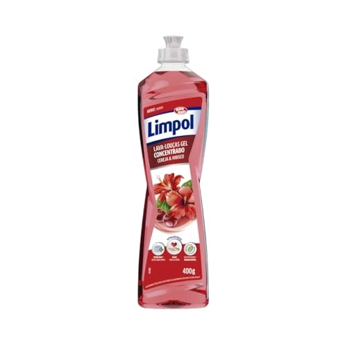 Lava Louças Gel Concentrado Cereja Hibisco Limpol Squeeze 400g