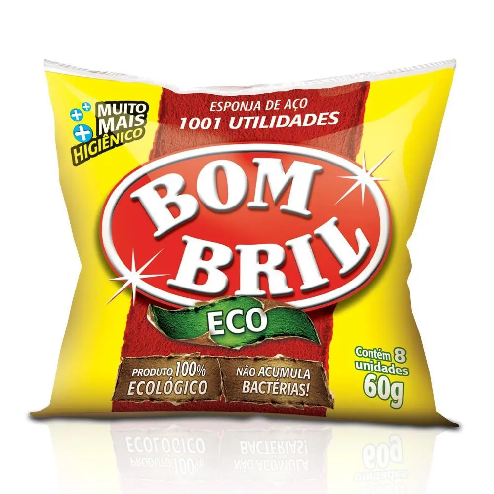 Lan De Aco Bombril Pc 8 Un