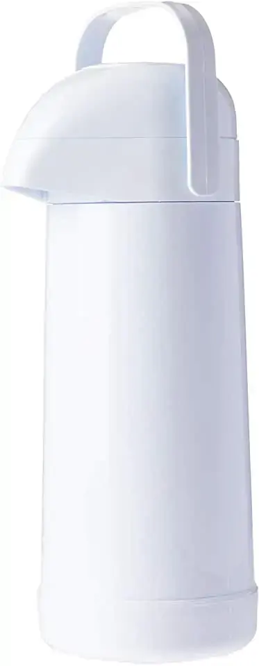 Garrafa 1 Litro Termica Magic Pump - Termolar - Branco