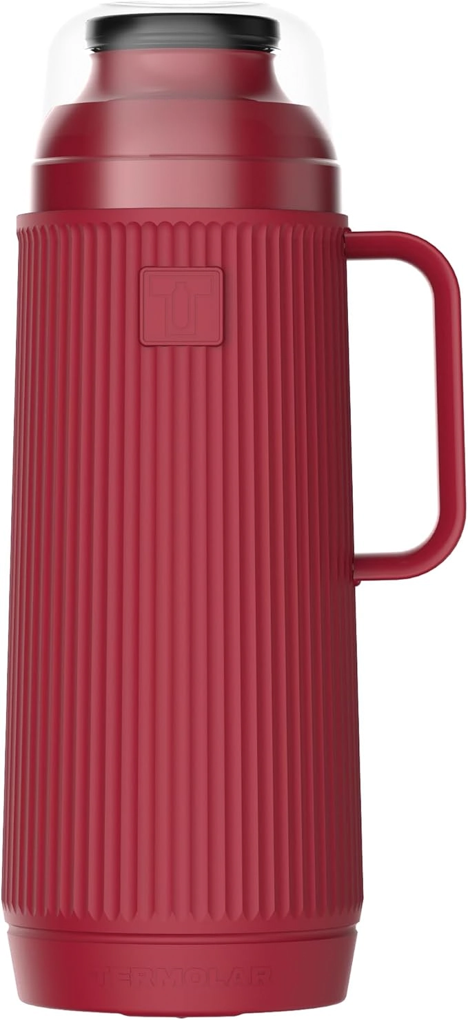 Garrafa Termica Mundial 1L Vermelho Rolha Clean Termolar 2700VMO 55841