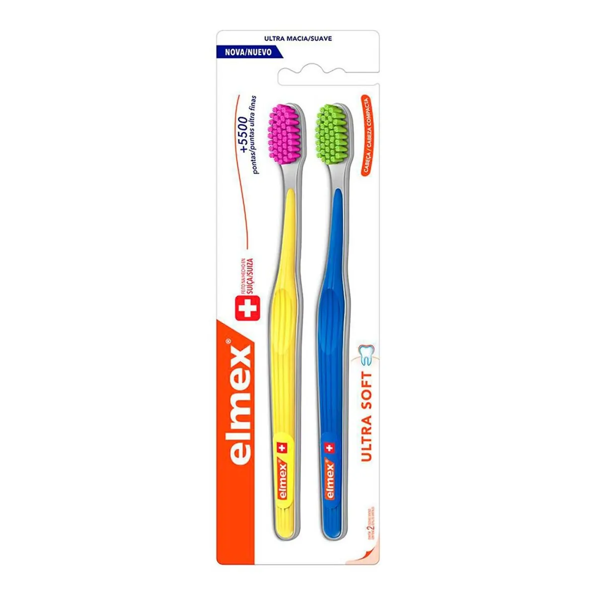 Kit Escova Dental Elmex Ultra Soft 2 Unidades