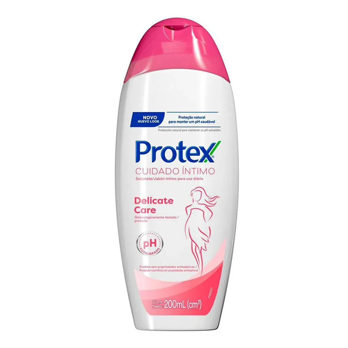 Sabonete Íntimo Líquido Protex Cuidado Íntimo Delicate Care 200ml