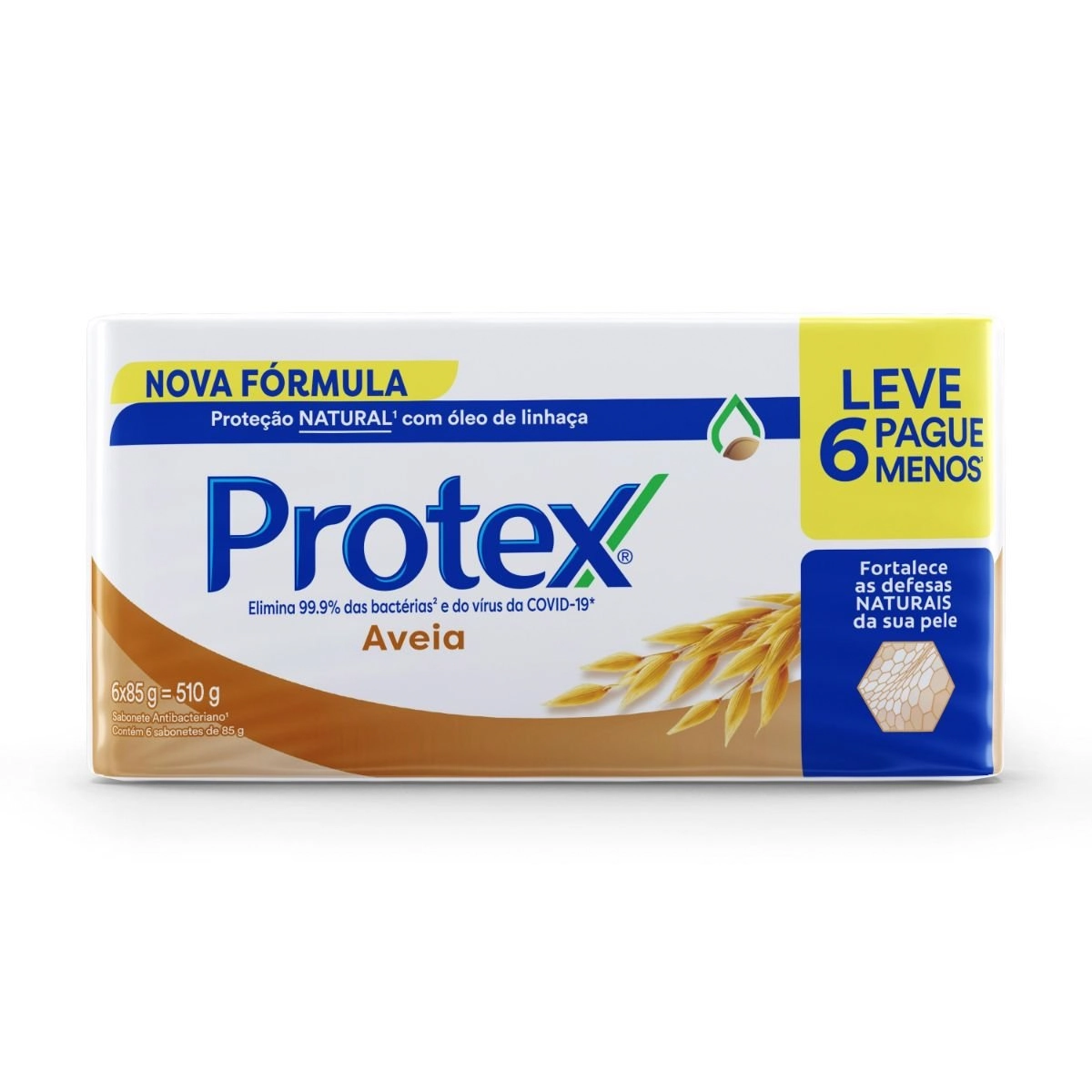 Sabonete em Barra Protex Aveia 85g Promo 6un c/ Desconto