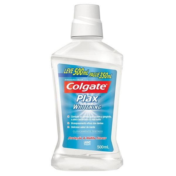 Enxaguante Plax Whitening