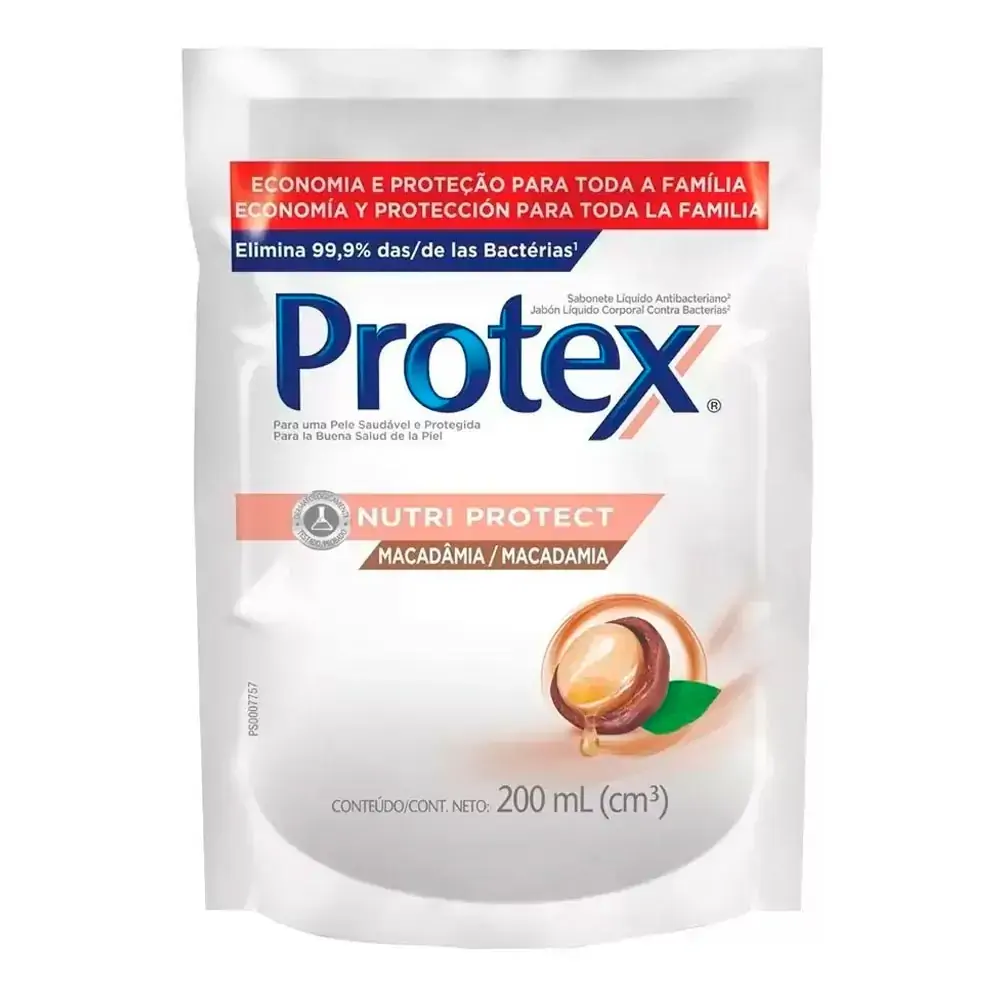 Sabonete Líquido Protex Nutri Protect Macadâmia 200ml Refil