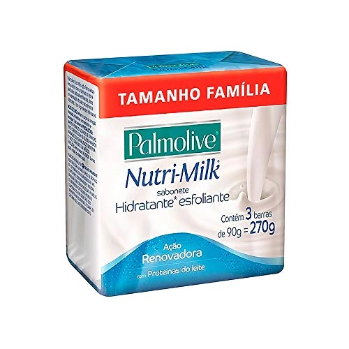 Sabonete Palmolive 90g C/3 Nutri Milk Esfoliante
