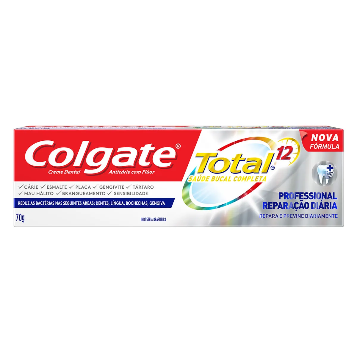 Creme Dental Colgate Total 12 Professional Reparação Diária Menta 70g