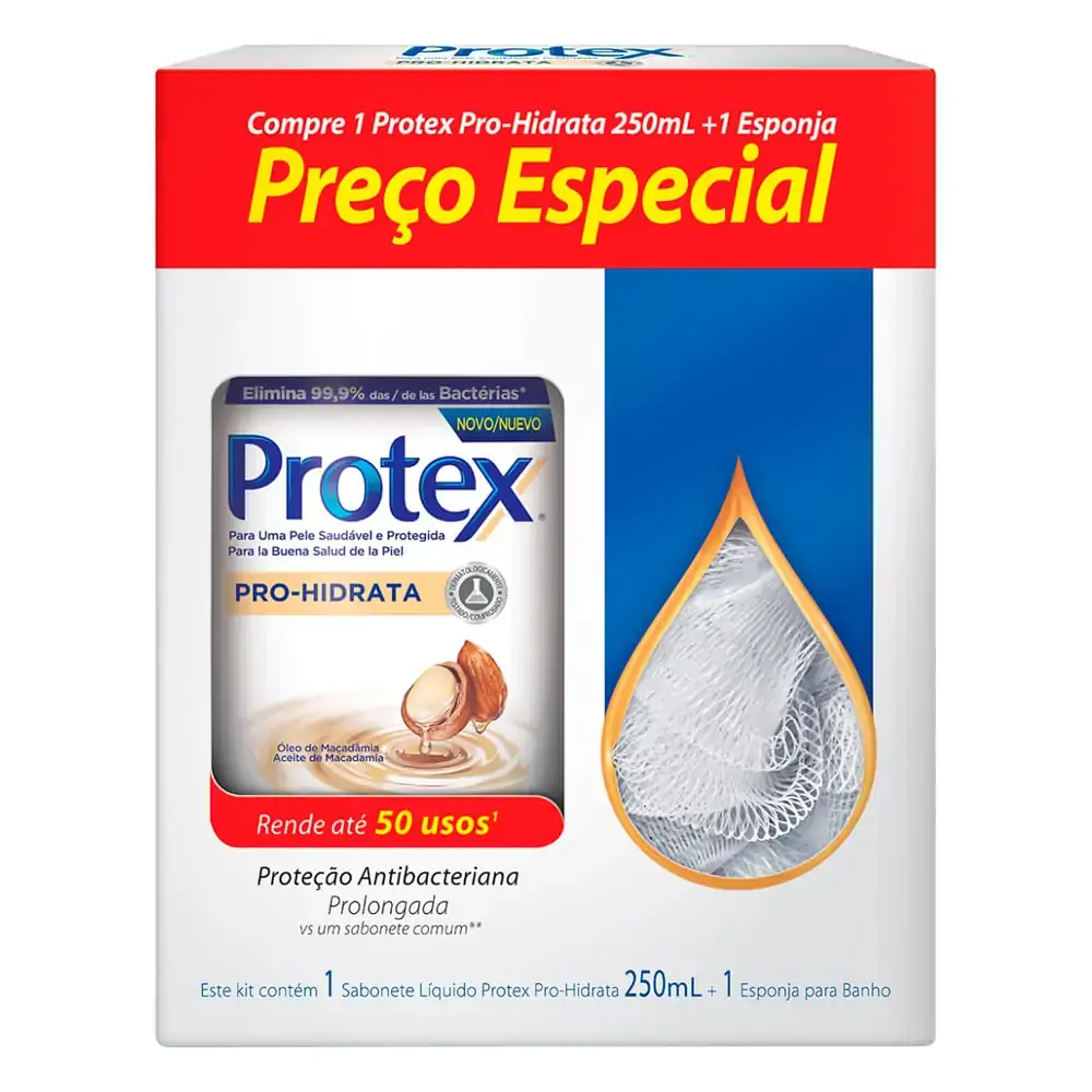 Sabonete Liq Protex 250ml Pro Hidr Espon