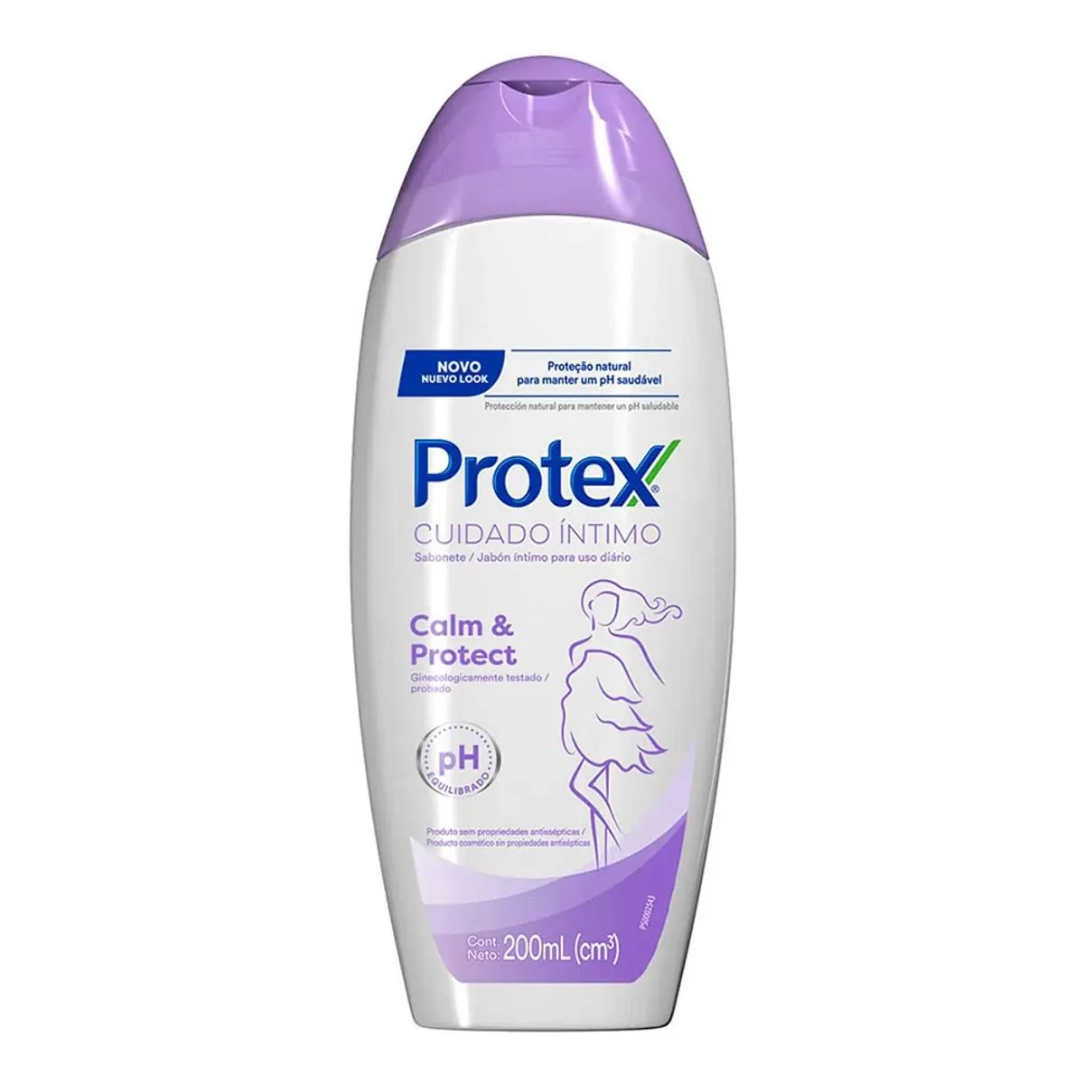Sabonete Íntimo Líquido Protex Cuidado Íntimo Calm&Protect 200ml