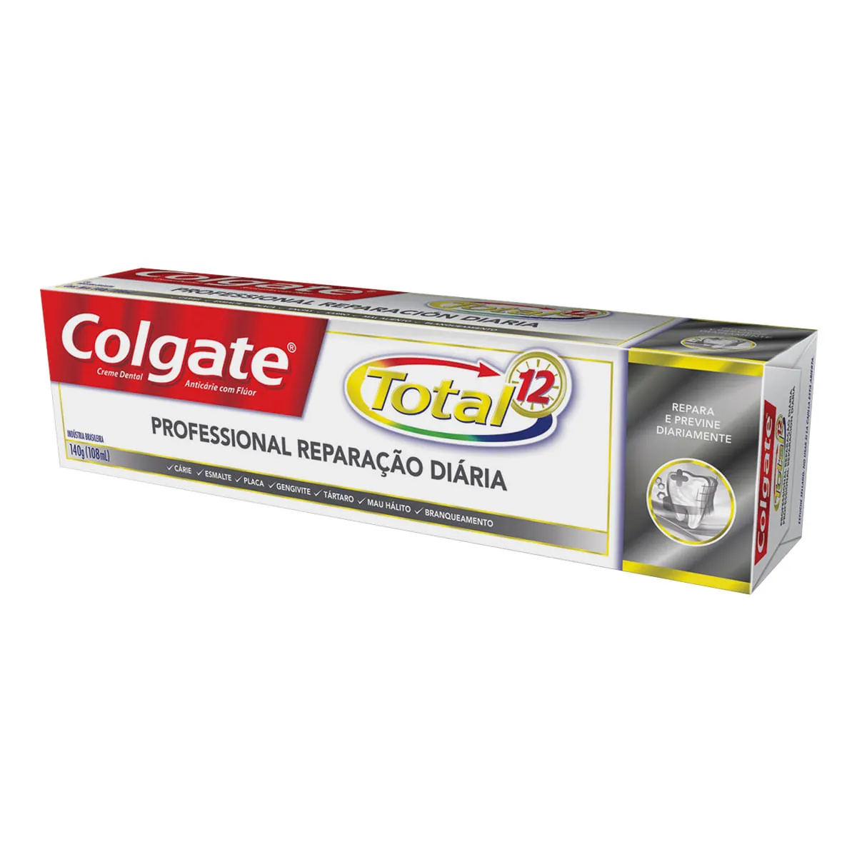 Creme Dental Colgate Total 12 Professional Reparação Diária Caixa 140g