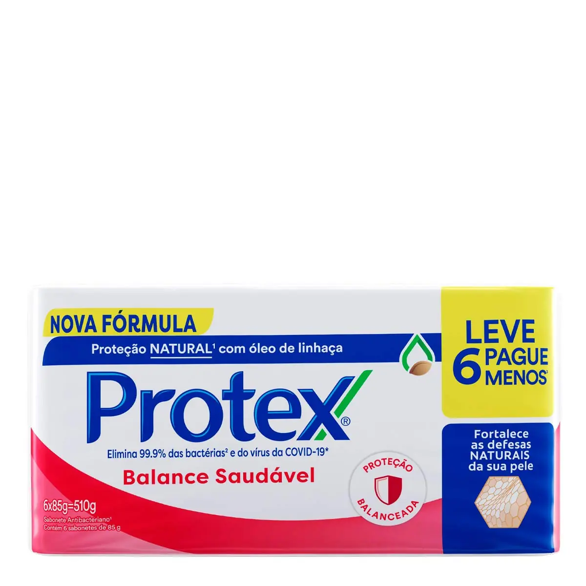 Sabonete Antibacteriano em Barra Protex Balance Saudável 85g Promo 6un c/ Desconto