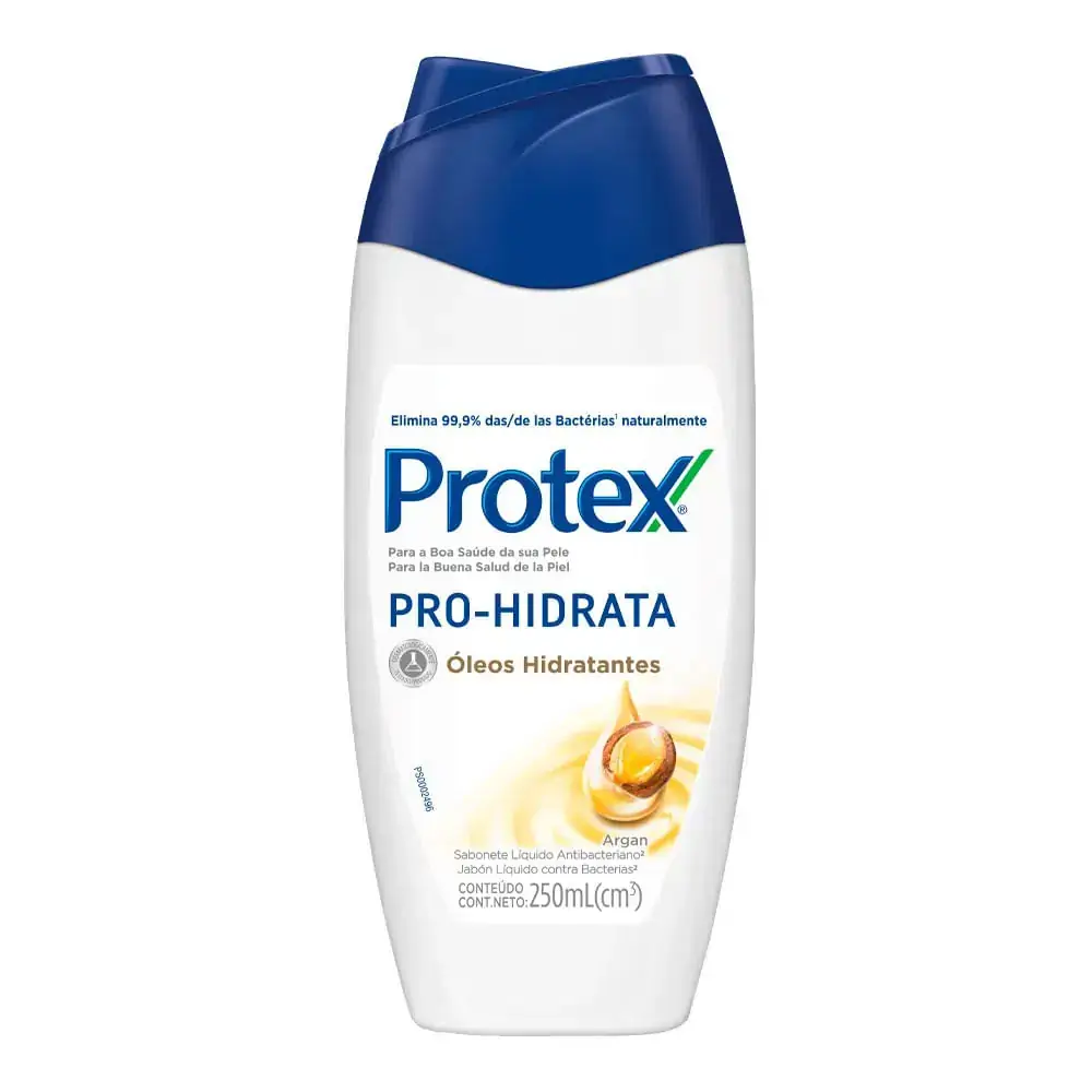Sabonete Líquido Antibacteriano para Corpo Protex Pro Hidrata Argan 250ml Sabonete Líquido para Corpo