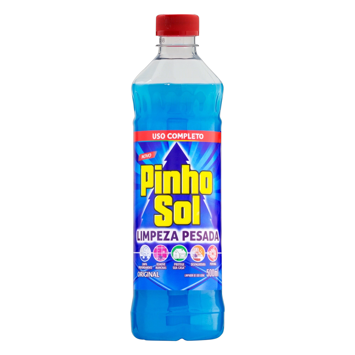 Limpador Limpeza Pesada Original Pinho Sol Frasco 500ml