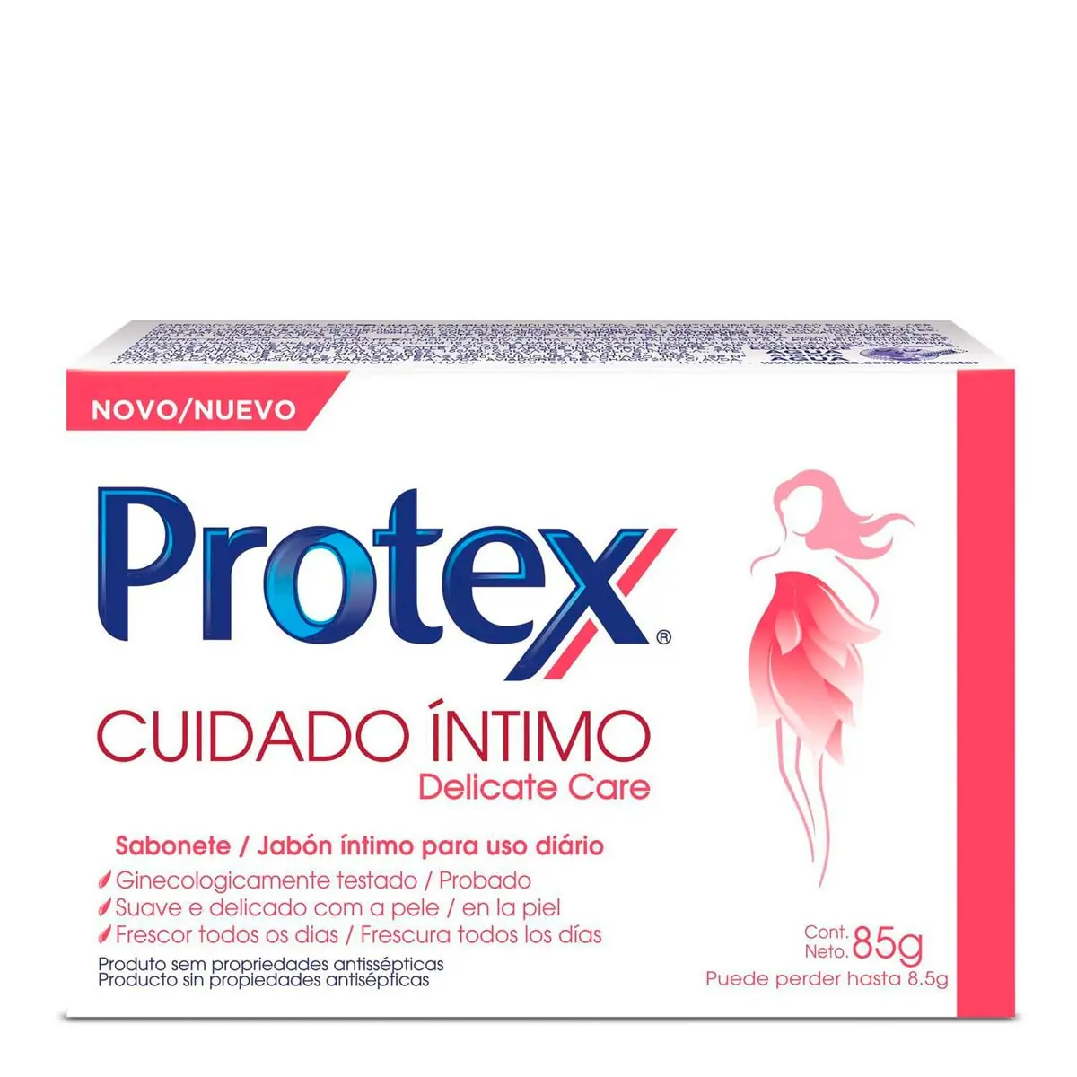 Sabonete Íntimo Barra Protex Cuidado Íntimo Delicate Care 85g