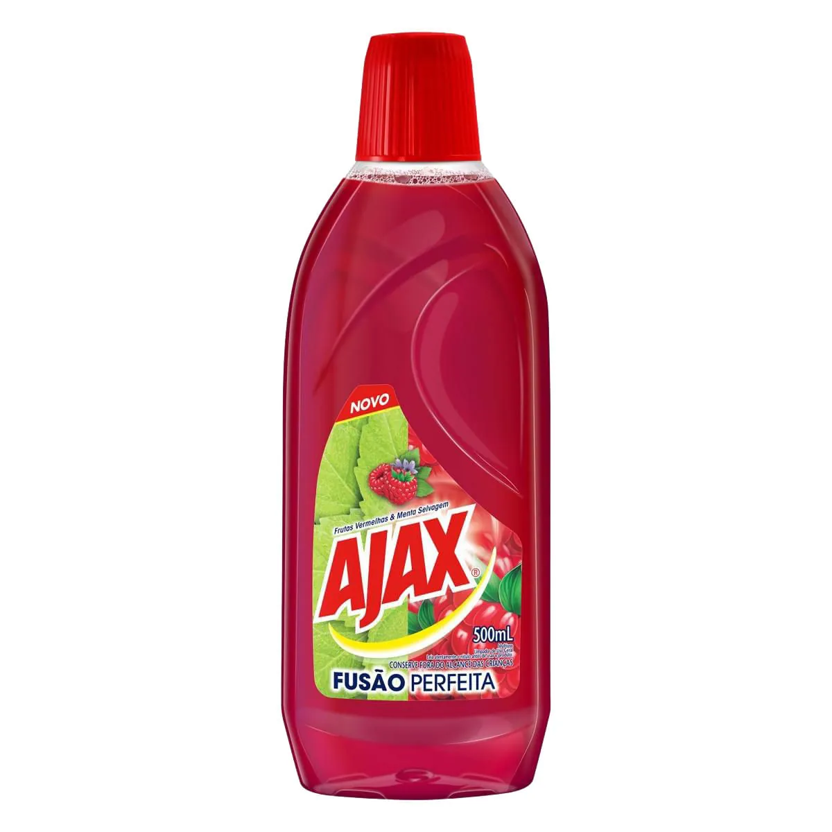 Limpador Multiuso Frutas Vermelhas Menta Selvagem Ajax Fusão Perfeita Frasco 500ml