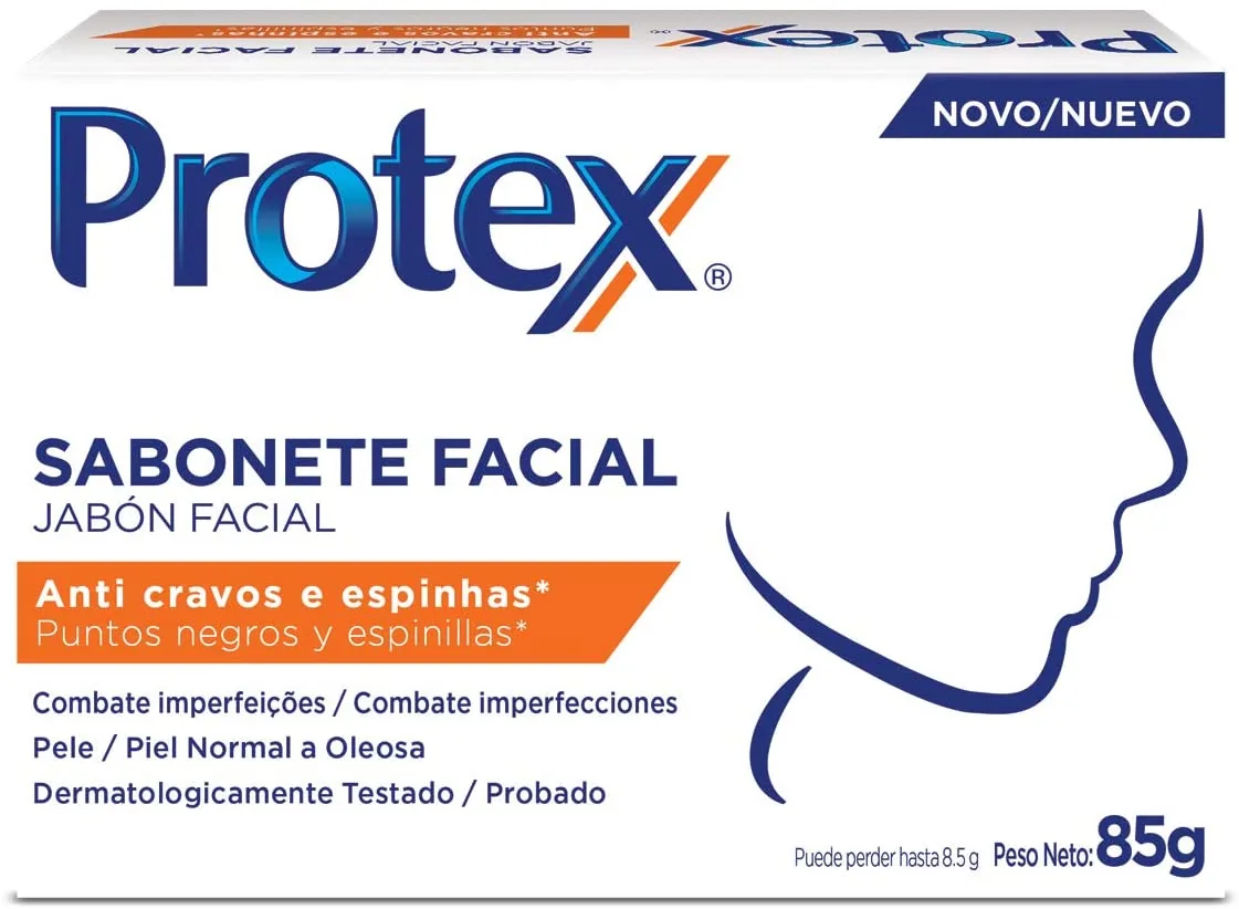 Sabonete em Barra Corporal Protex Limpeza Profunda Anti Espinhas 85g