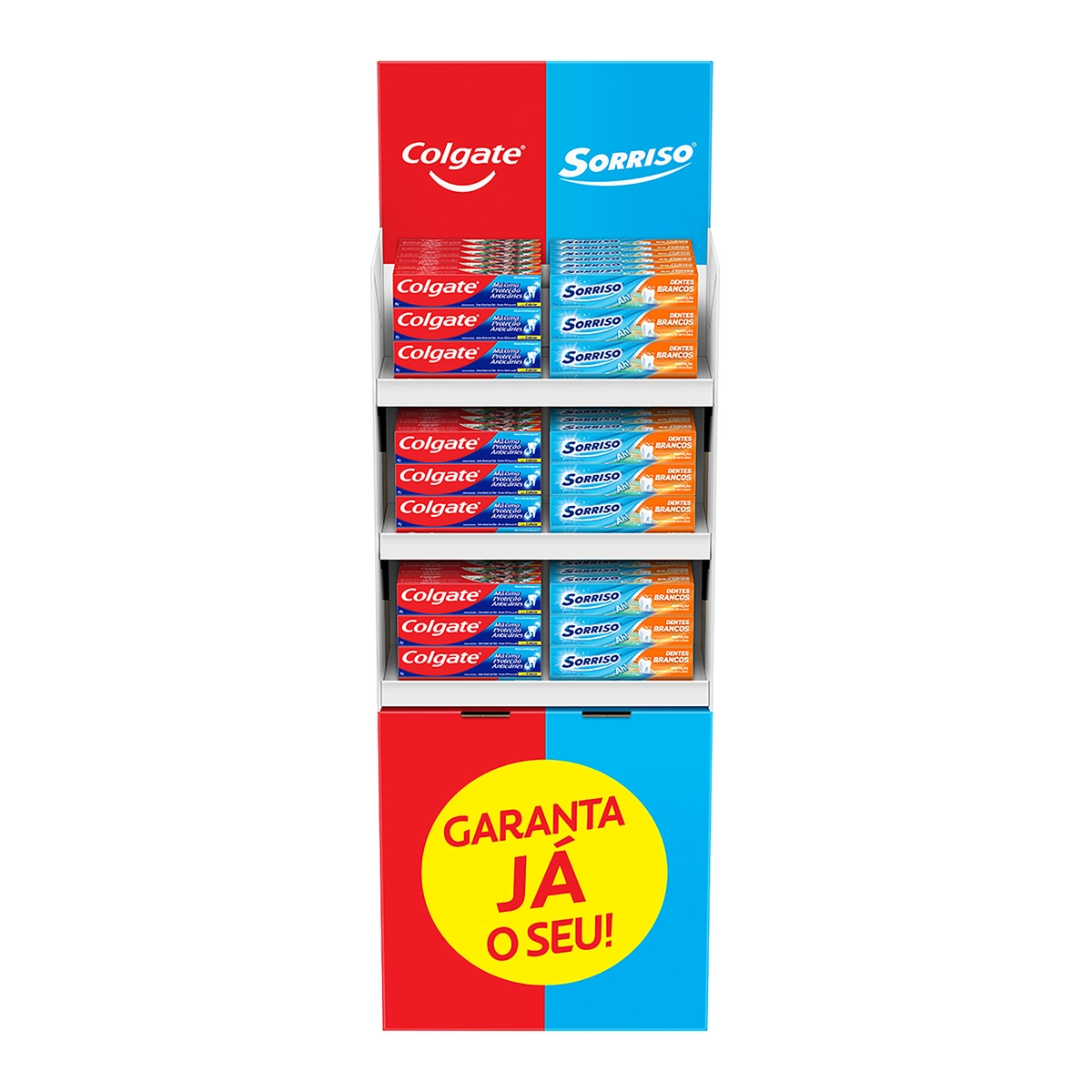 Creme Dental Colgate Máxima Proteção Anticáries 90g Sorriso Dentes Brancos 90g Caixa 240 Unidades
