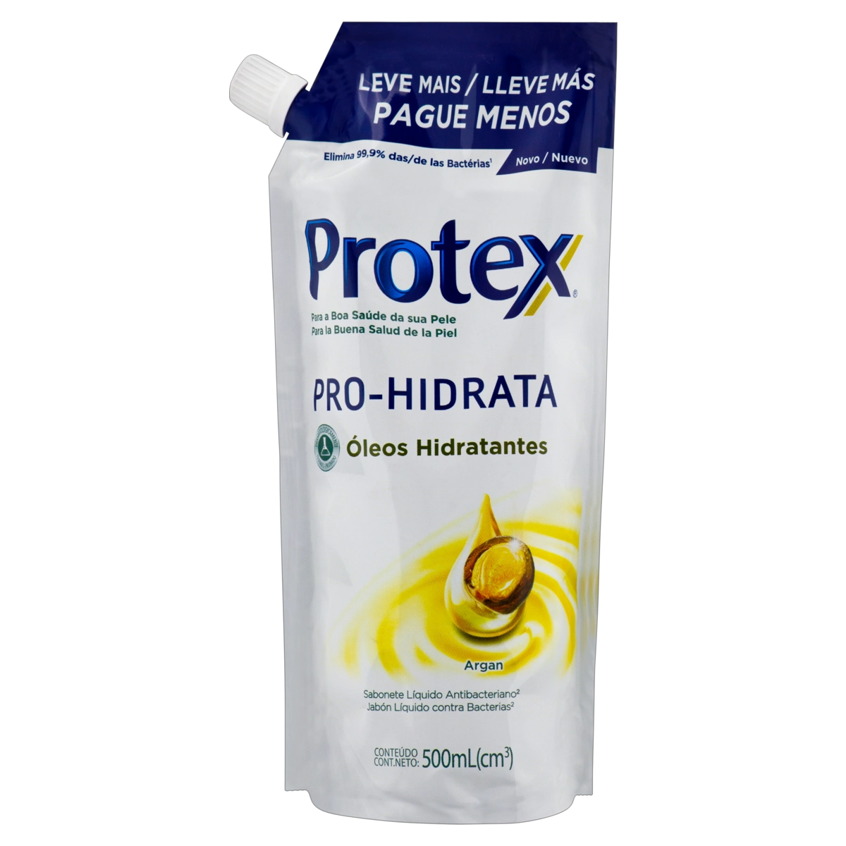 Sabonete Líquido Protex Pro Hidrata Argan 500ml Refil