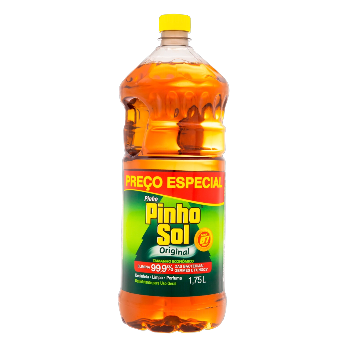 Desinfetante Uso Geral Original Pinho Sol Frasco 1,75l Tamanho Econômico Preço Especial