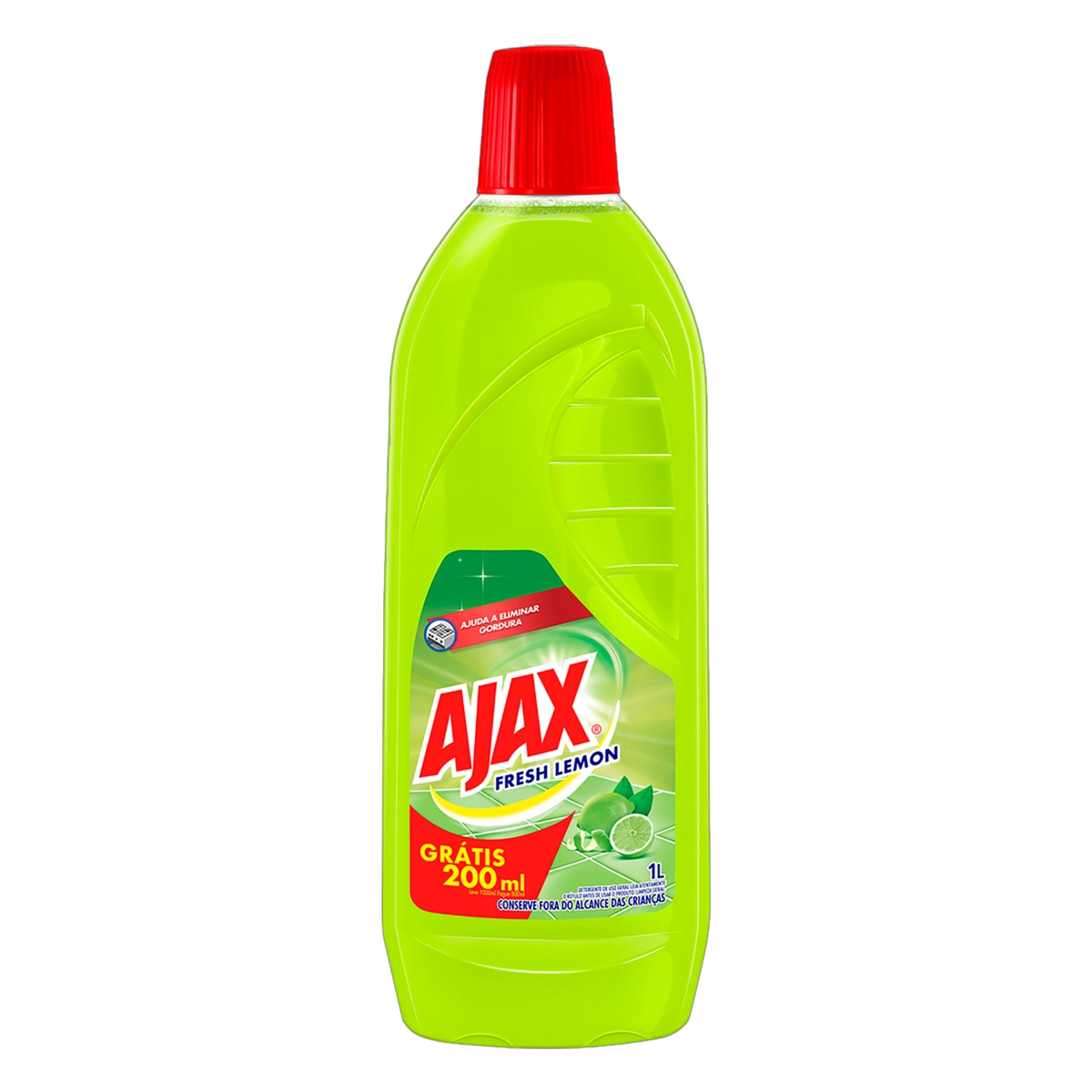 Limpador Concentrado Ajax Fresh Lemon 1 Litro