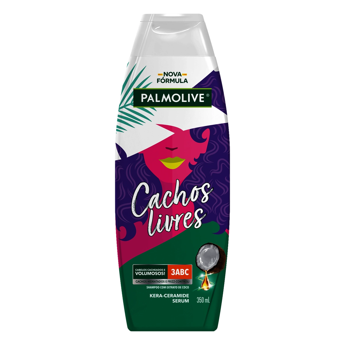 Shampoo Palmolive Cachos Livres 3abc Frasco 350ml