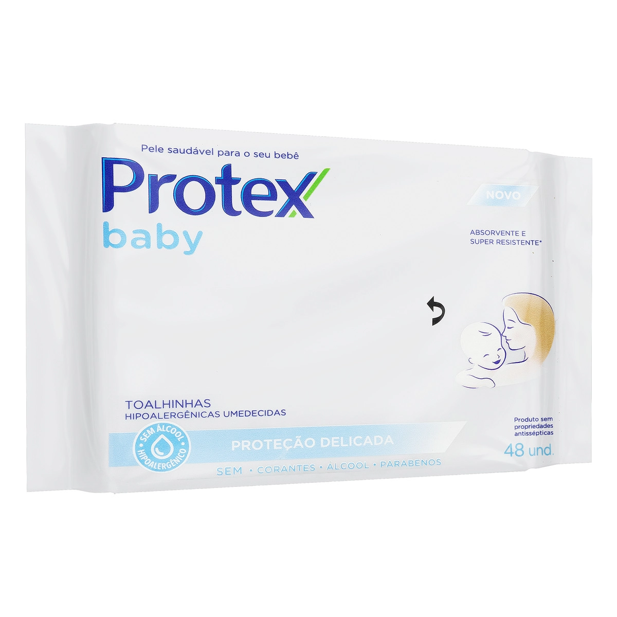 Lenços Umedecidos Protex Baby 48 Unidades