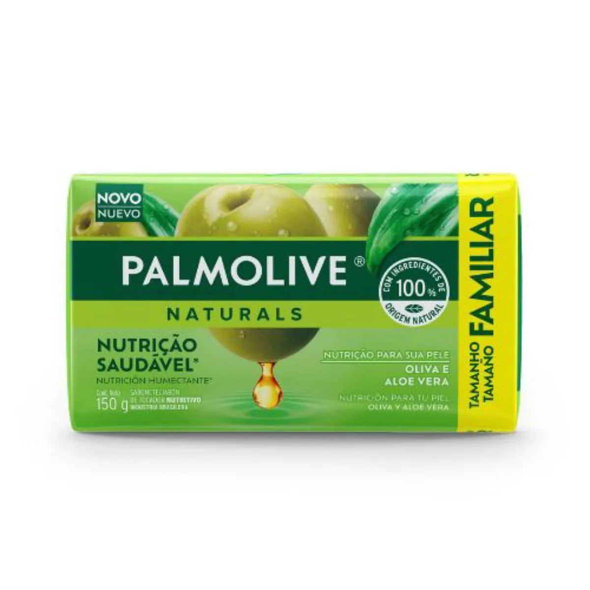Sabonete Barra Hidratação Saudável Palmolive Naturals Envoltório 150g