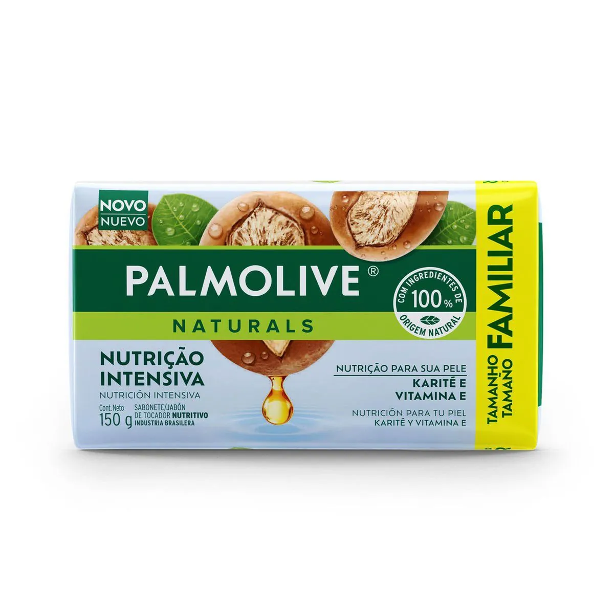 Sabonete Barra Hidratação Intensiva Palmolive Naturals Envoltório 150g