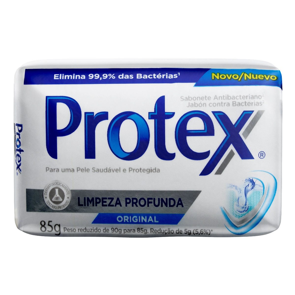 Sabonete Barra Antibacteriano Protex Limpeza Profunda Envoltório 90g