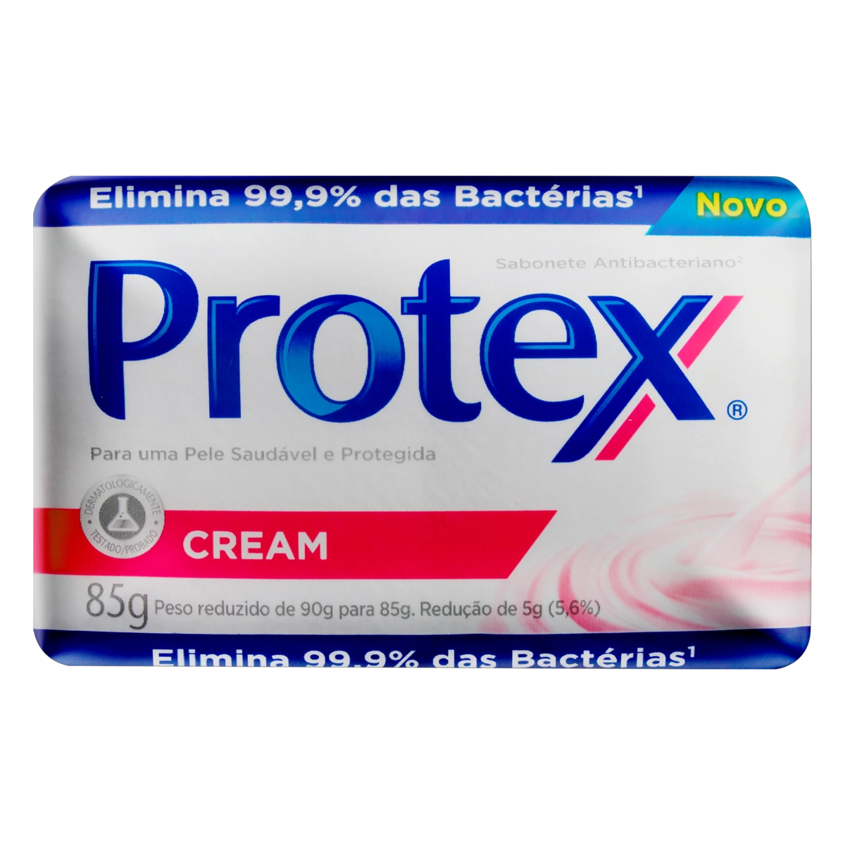 Sabonete Barra Antibacteriano Cream Protex Envoltório 90g
