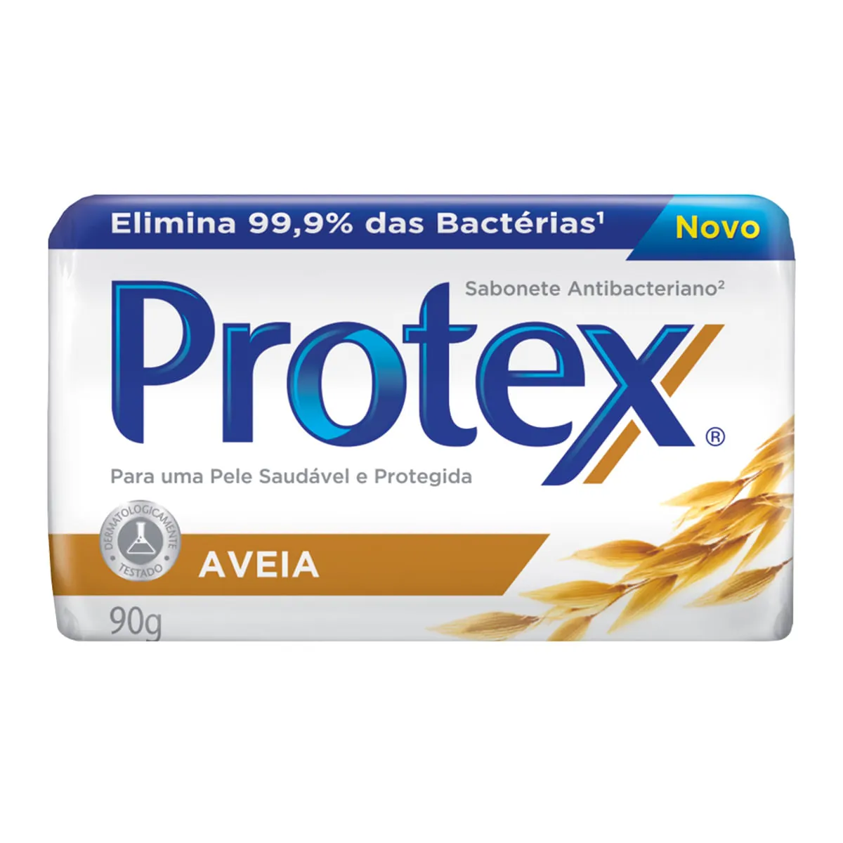 Sabonete Barra Antibacteriano Aveia Protex Envoltório 90g