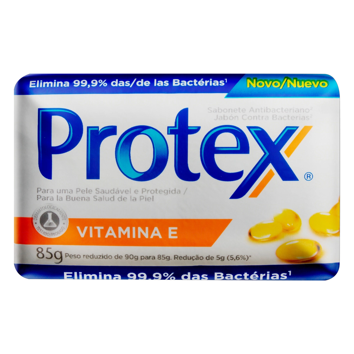 Sabonete Barra Antibacteriano Protex Vitamina E Envoltório 90g