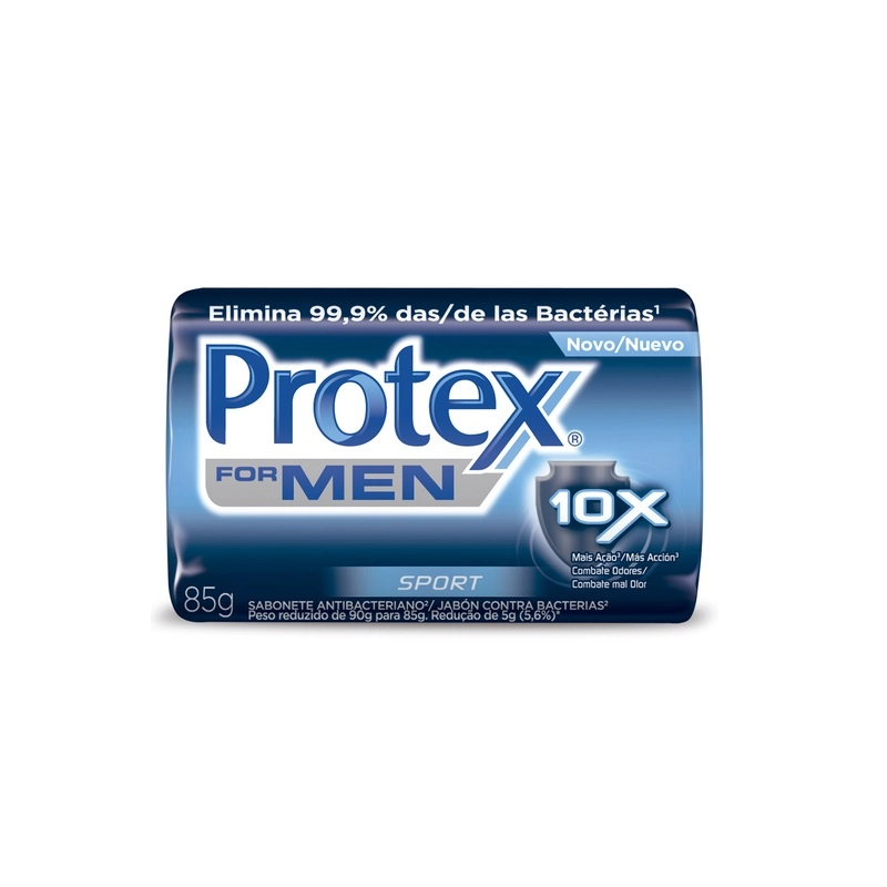 Sabonete Barra Antibacteriano Sport Protex For Men Envoltório 90g