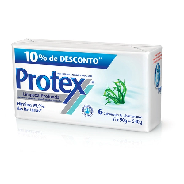 Protex Limpeza Profunda 90 Gramas 6 Unidades