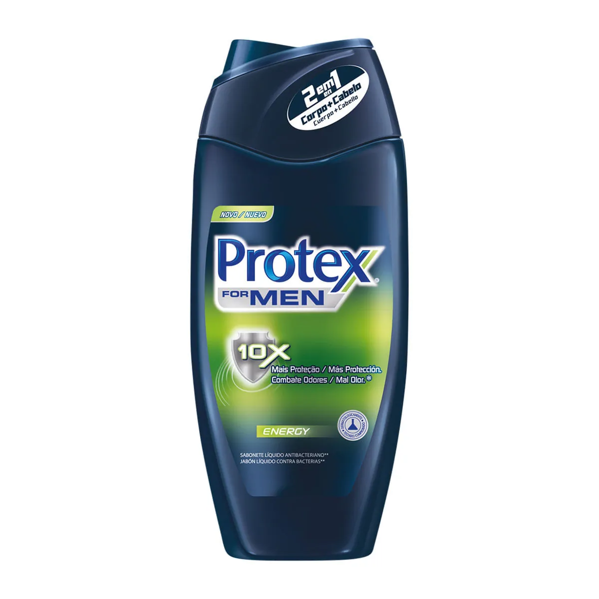 Sabonete Líquido Antibacteriano Energy Protex For Men Frasco 250ml